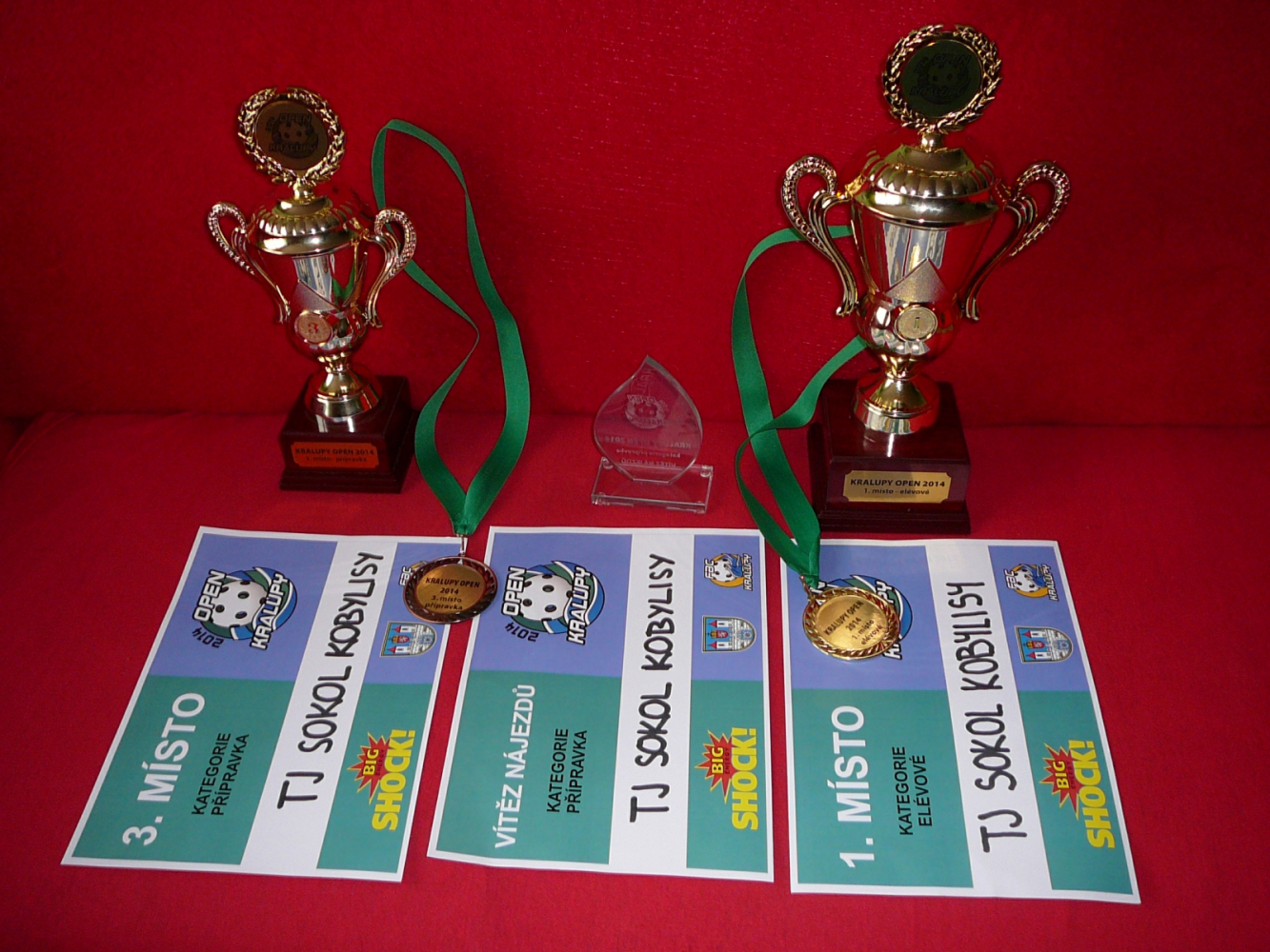 Úspěch přípravky a elévů - Kralupy Cup 2014, sezóna 2013-2014; Autor: Petr Vondrák; Zdroj: Archiv autora