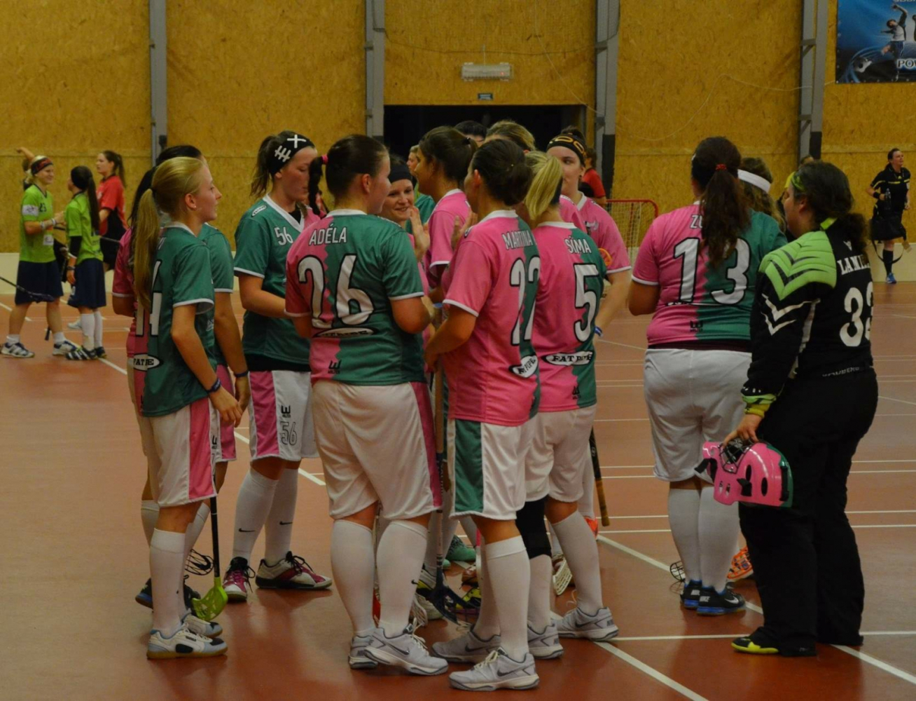 Czech Open ženy FbK Kobylisy vs. Olomouc 14.8.2014, sezóna 2013-2014; Autor: neznámý; Zdroj: Archiv FbK Kobylisy