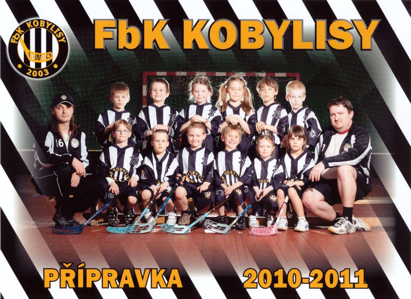 Týmy přípravky, sezóna 2010-2011; Autor: Pavel Růžička SportKarty.cz; Zdroj: Archiv FbK Kobylisy
