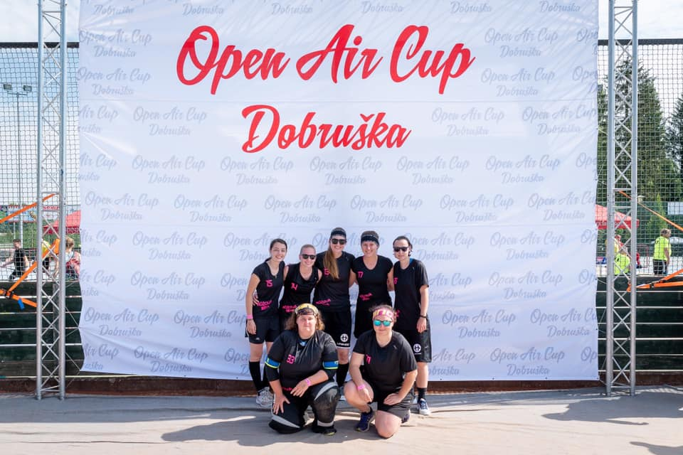 Open Air Cup Dobruška 2019 ženy - 9.7.2019; Autor: neznámý; Zdroj: Archiv FbK Kobylisy