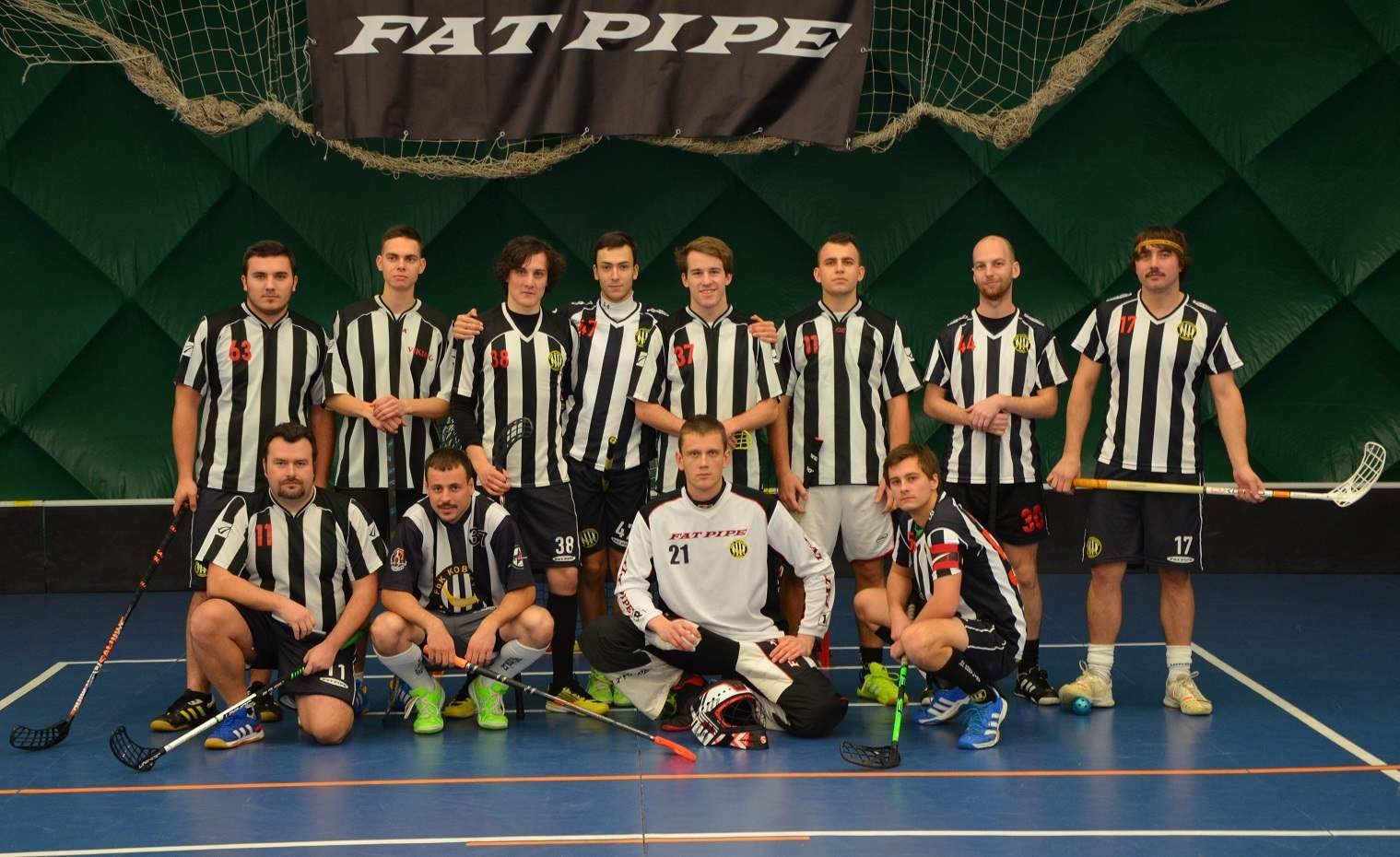 Muži B vs. Benátky 22.11.2014, sezóna 2014-2015 - týmová fotografie; Autor: neznámý; Zdroj: Archiv FbK Kobylisy