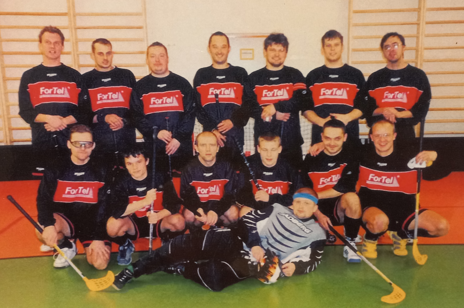 První týmy - muži, sezóna 2004-2005; Autor: neznámý; Zdroj: Archiv FbK Kobylisy