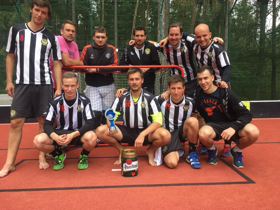 Muži - 2. místo na Hudlice Open Air Cup 24.6.2018; Autor: neznámý; Zdroj: Archiv FbK Kobylisy